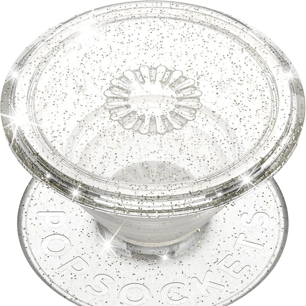 PopSockets PopGrip Silver sparkly Phone Grip